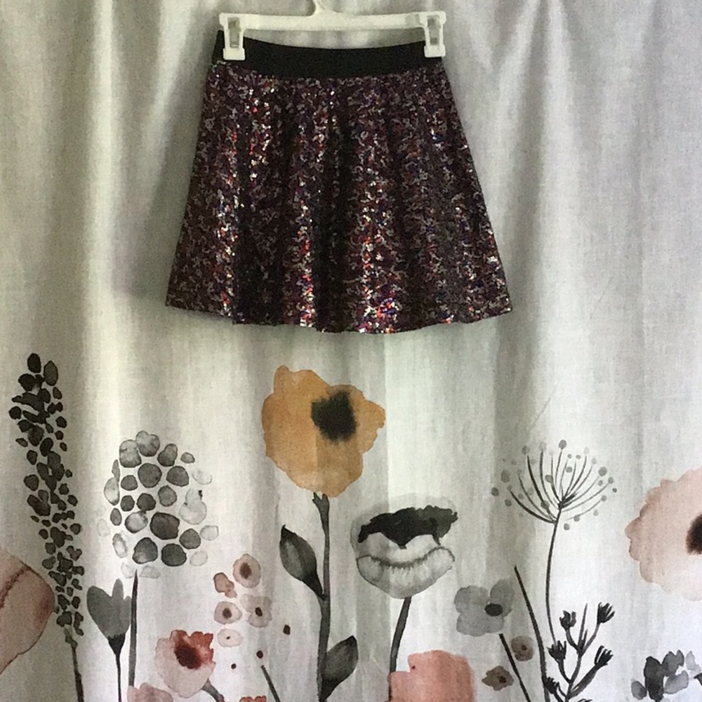 Girls Gap sequin skirt